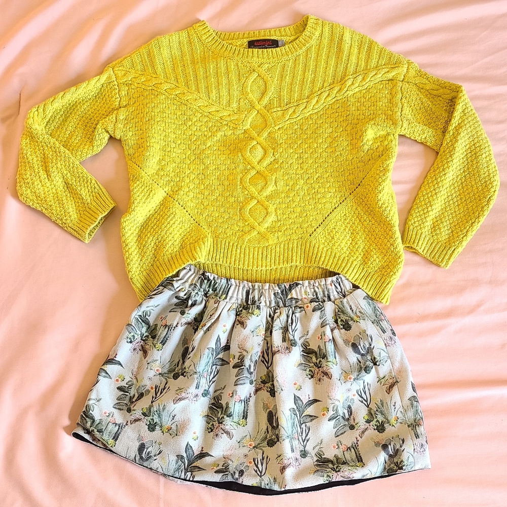 Catimini cactus / succulent outfit (2pc)